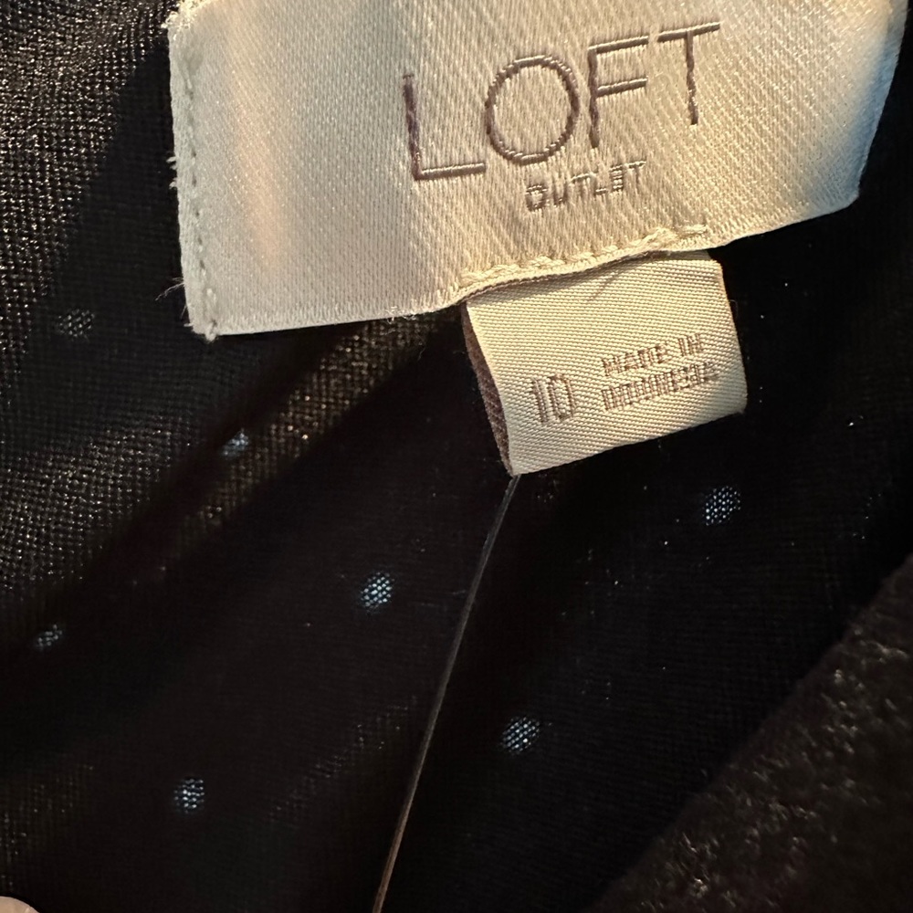 Brand New (with tags) LOFT dress, polka dots